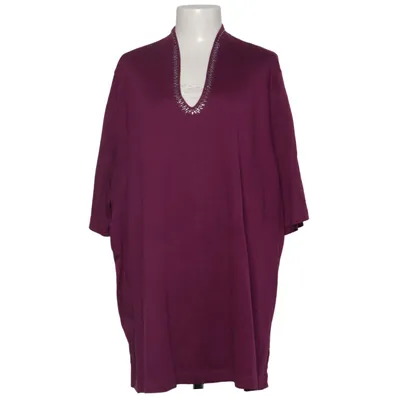 T-shirt (Purple) from Ulla Popken Cotton