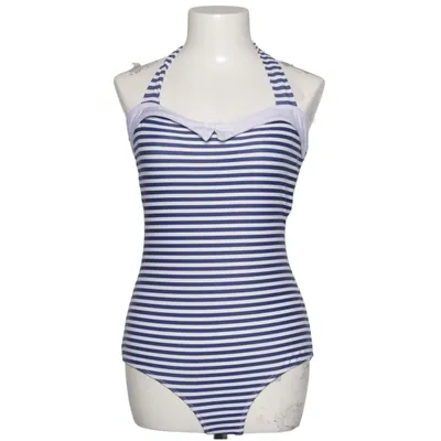 Maillot de bain une pièce (Bleu, Blanc) de Pussy Deluxe