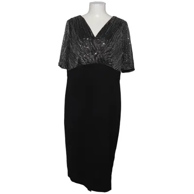 Dress (Black, Silver) from Belle Poque Elastane, Polyester, Viscose