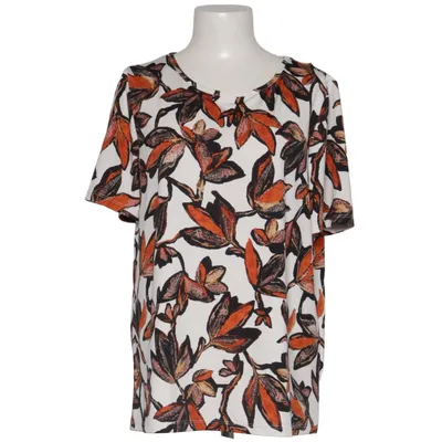 Top (Weiß, Schwarz, Orange) von Kim & Co Elasthan, Polyester