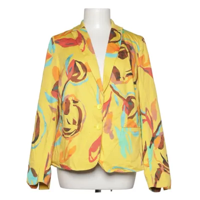 Blazer (Jaune, Multicolore) de Fox's Acétate, Coton, Élasthane, Polyamide, Polyester
