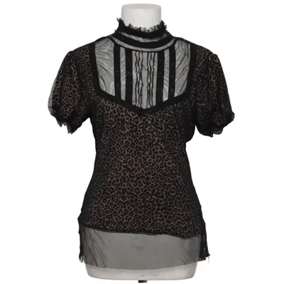 Topp (Svart, Beige) från SikSilk Bomull, Elastan, Polyamid