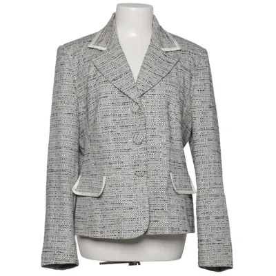 Blazer (Sort, Hvid) fra Yoors Akryl, Bomuld, Polyamid, Polyester, Viscose