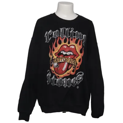 Sweatshirt (Black) from Pull & Bear Cotton, Elastane