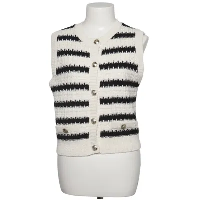 Vest (White, Black) from C&A Acrylic, Polyester