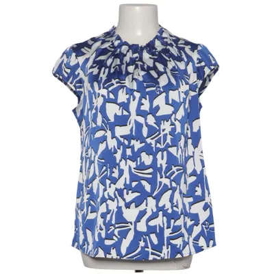 Blus (Blå, Vit, Svart) från Comma Elastan, Polyester
