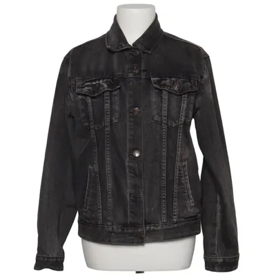 Veste en jean (Gris) de Pull & Bear Denim Coton, Polyester, Viscose