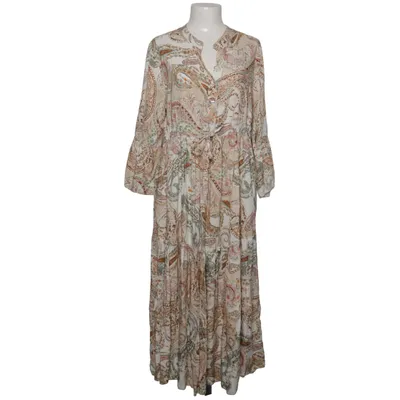 Jurk (Wit, Meerkleurig) van La Bella Viscose
