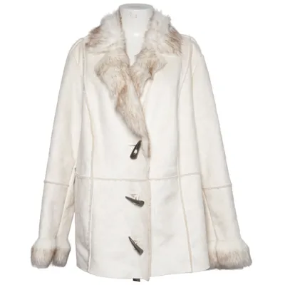 Shearlingjacka (Vit, Brun) från Bonprix Polyester