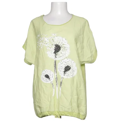 Topp (Grön, Vit) från New Collection Bomull, Viskos
