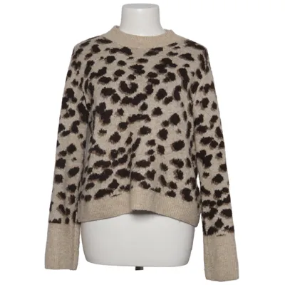 Sweater (Beige, Brown) from H&M Acrylic, Elastane, Polyamide, Polyester, Wool
