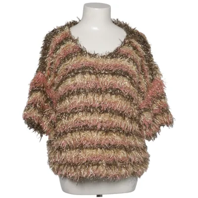 Strickpullover (Gold, Pink, Braun) von Roberto Collina Acetat, Baumwolle, Nylon, Polyester