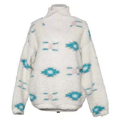 Fleecetrøje (Hvid, Flerfarvet) fra Promod Akryl, Bomuld, Polyester, Uld