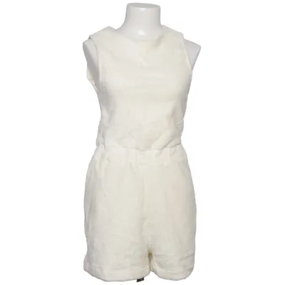 Jumpsuit (White) from Zara Home Cotton, Elastane, Polyester