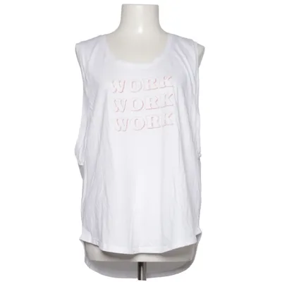 Sports tank top (White) from Fabletics Cotton, Polyester