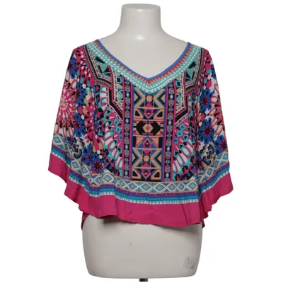Top (Pink, Multicolored) from Red Queen Cotton, Polyester