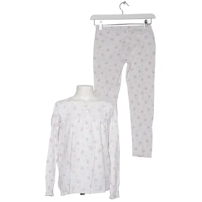 Pajamas (White, Pink) from Petit Bateau Cotton