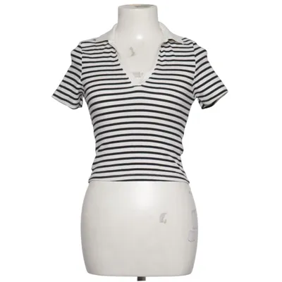 Polo shirt (Black, White) from DeFacto Woman Cotton, Elastane, Polyester, Viscose
