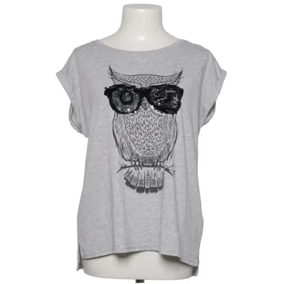 T-shirt (Gray) from CHOIS Polyester, Viscose