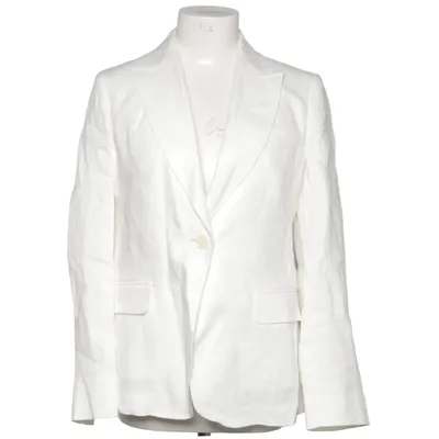 Kavaj (Vit) från Weekend MaxMara Bomull, Linne, Polyester, Viskos