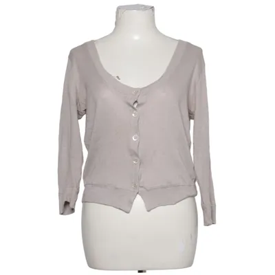 Kofta (Grå) från Knitwear Kashmir, Bomull, Silke