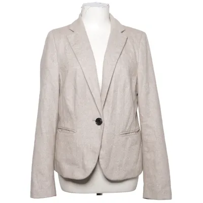 Blazer (Beige) from JBC Polyester, Viscose, Wool