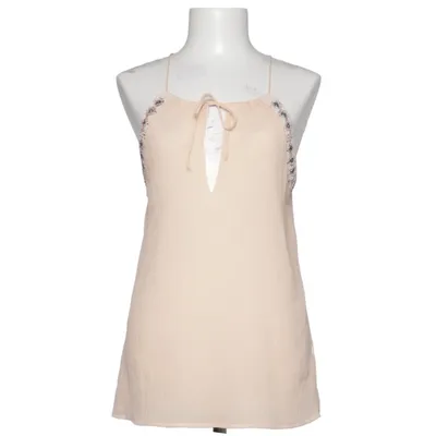 Halter neck top (Beige) from Zara Trafaluc