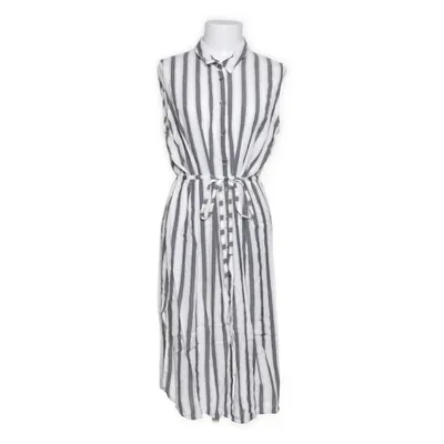 Skjortklänning (Vit, Svart) från Yessica Polyester, Viskos