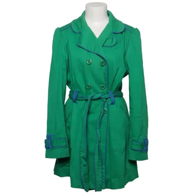 Trenchcoat (Grøn, Blå) fra Fever London Bomuld, Elastan, Polyester