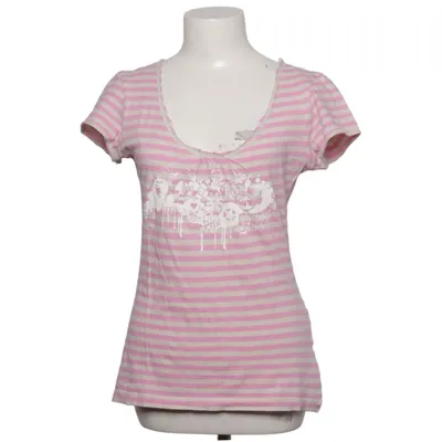 T-shirt (Pink, Beige) fra Ichi