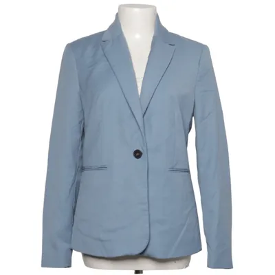 Blazer (Blue) from Mango Elastane, Polyester, Viscose
