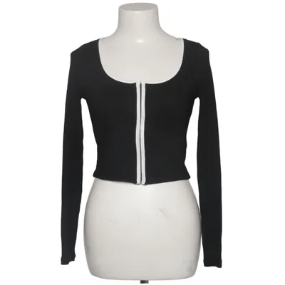 Crop top (Svart, Vit) från Divided by H&M Viskos, Polyester, Elastan