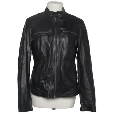 Veste en cuir (Noir) de AJC Cuir, Polyester