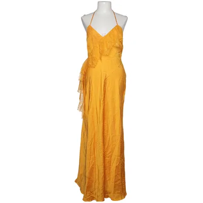 Robe longue (Jaune) de Self-Portrait Polyamide, Polyester, Viscose