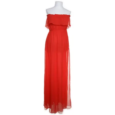 Maxi dress (Red) from Penélope & Mónica Cruz for Mango Polyester, Silk