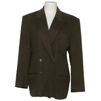 Blazer (Grøn) fra Escada by Margaretha Ley Kashmir, Uld