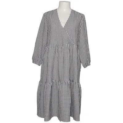 Dress (Black, White) from Moves Polyester
