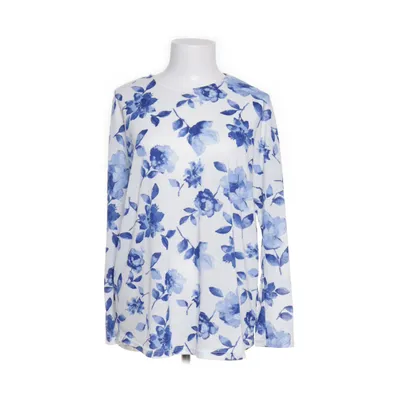 Long sleeve T-shirt (White, Blue) from LC Waikiki Polyester