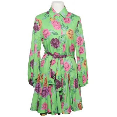 Skjortklänning (Grön, Flerfärgad) från IVIVI Elastan, Polyester