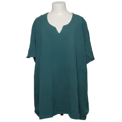 T-shirt (Groen) van Ulla Popken Katoen, Elastaan