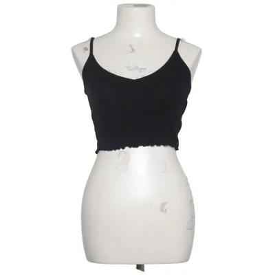 Crop top (Svart) från Collusion Bomull, Elastan