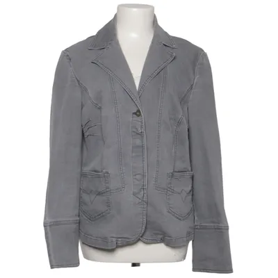 Veste en jean (Gris) de Ashley Brooke Coton, Élasthane, Polyester