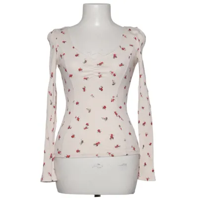 Top (Beige, Rød) fra Clockhouse Bomuld, Elastan