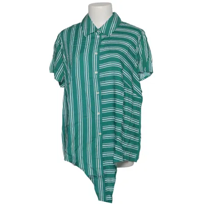 Blus (Grön, Vit) från Collection L. Viskos