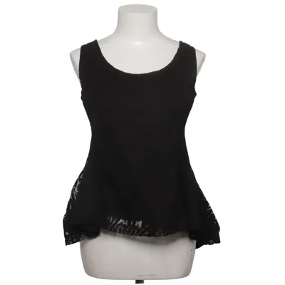 Peplumbluse (Sort) fra Nör Bomuld, Polyester, Viscose