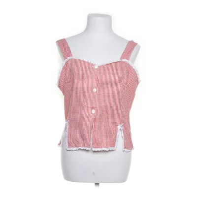 Crop top (Red, White) from Joy Cotton
