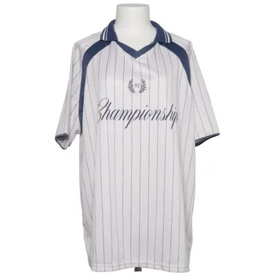 Baseball T-shirt (White, Blue) from FB Sister Polyester