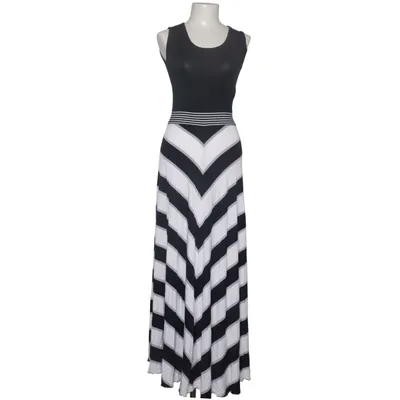 Maxi dress (Blue, White) from Blu Elastane, Viscose