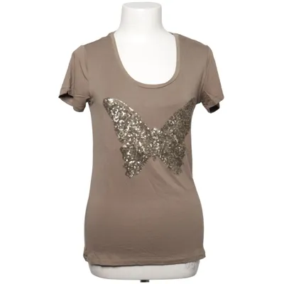 T-shirt (Beige) from Flame Elastane, Viscose