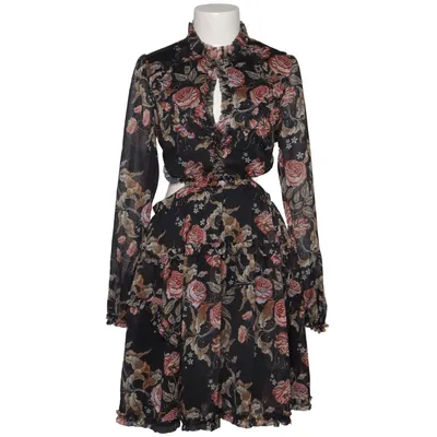 Jurk (Zwart, Meerkleurig) van The Girl Who Elastaan, Polyester